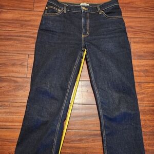 Tory Burch Indigo Straight Leg Jeans